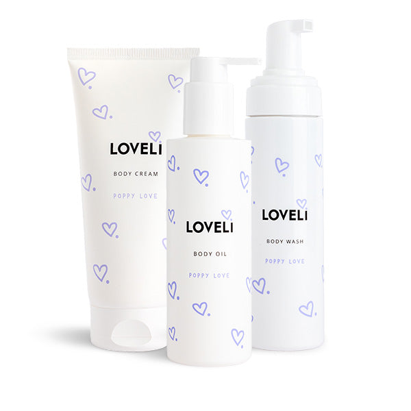 Loveli Poppy Love pakket – Het perfecte cadeau voor aanstaande en kersverse moeders!