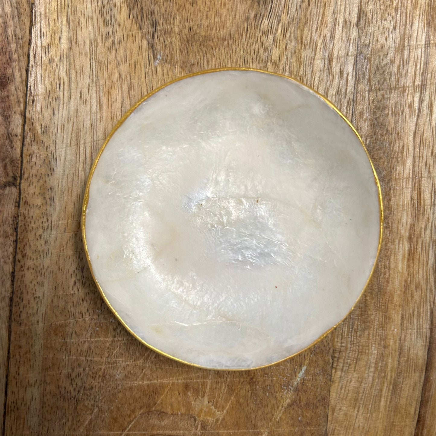 Schaaltje Schelp Capiz Gold Edge XS ByBazz